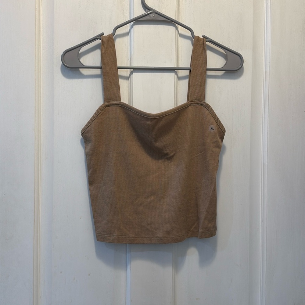 NWT - American eagle ribbed cropped tank top